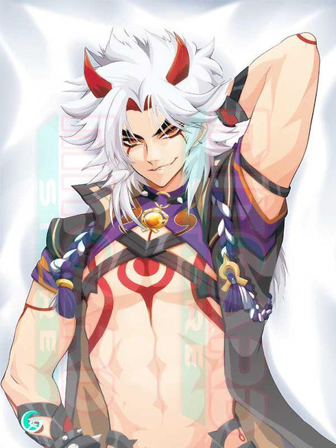 Arataki Itto Body pillow case GENSHIN IMPACT Mitgard Studio